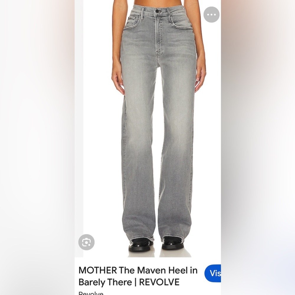 Mother Maven Heel Gray Jeans